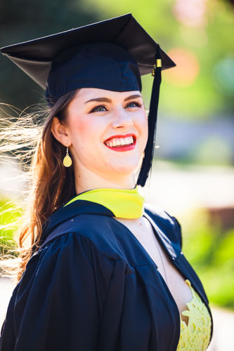 Proud graduation portrait - Kansas City graduation photographer