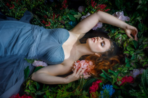 Ophelia inspired fantasy portrait - Kansas City artistic photography