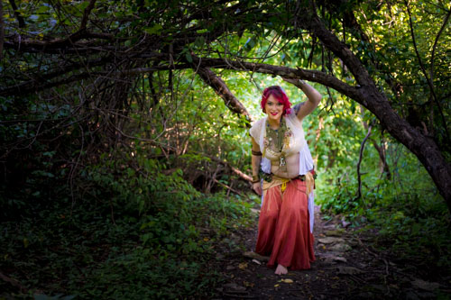 Forest pixie fantasy portrait - Kansas City fine art photography